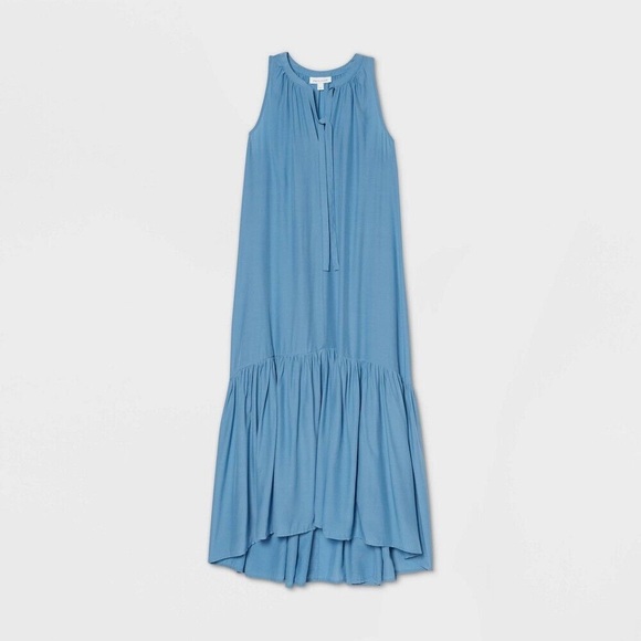 Prologue Dresses & Skirts - Prologue Sleeveless Pleated Dress in Comfort Blue Size Small